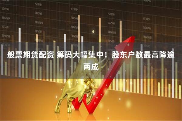 般票期货配资 筹码大幅集中！股东户数最高降逾两成