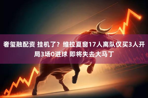 奢玺融配资 挂机了？维拉夏窗17人离队仅买3人开局3场0进球 即将失去大马丁